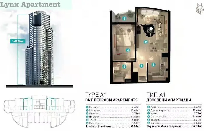 Lynx - Free Parking - Fast Wi-fi - Self Check-in Appartement Skopje