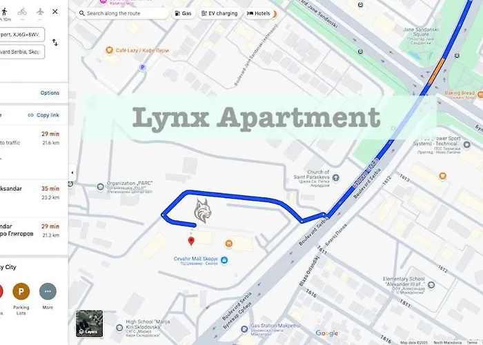 Apartament Lynx - Free Parking - Fast Wi-fi - Self Check-in Skopje